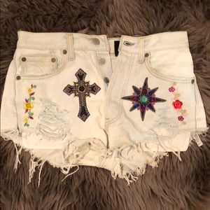 LF Embroidered Shorts
